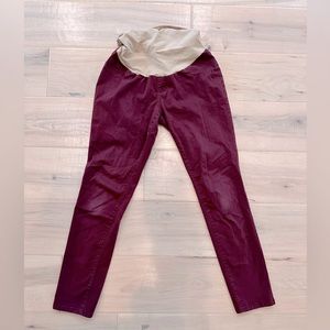 Maroon Maternity Pants-Motherhood